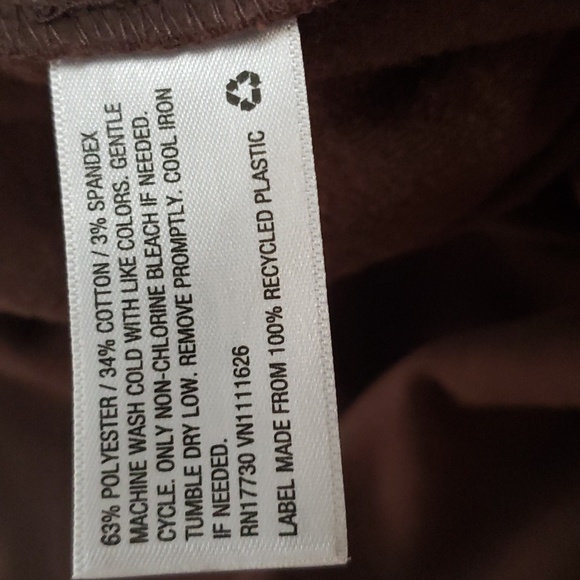 Isabel Maternity Chocolate Brown 3/4 Sleeve Pocketed Dress Sz XL - Picture 7 of 10